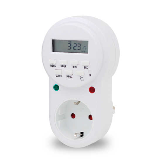 Imagen de Temporizador Electrónico Digital Programable Schuko 8 Modos