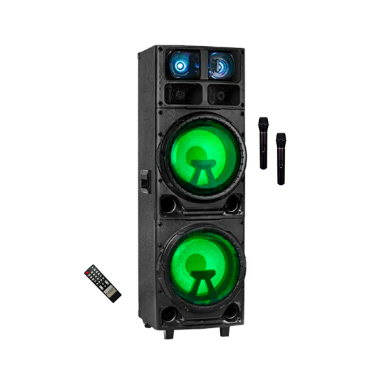 Imagen de Parlante Doble 12" Kolav 1288A Recargable Bluetooth 65W