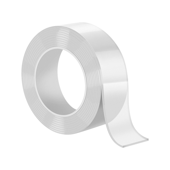 Imagen de Cinta Magica nano stick de gel doble cara reutilizable 2m.