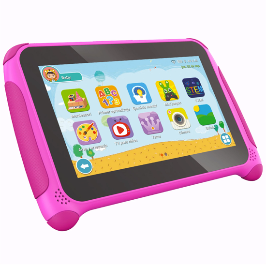 Imagen de Tablet Goldtech Kids 7" 2/32 GB Carcasa Resistente Rosa