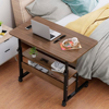 Imagen de Escritorio Portátil Auxiliar Altura ajustable Metal y Madera con Ruedas