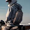 Imagen de Mochila cruzada morral Antirobo Impermeable USB Candado combinación