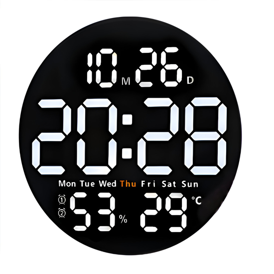 Imagen de Reloj digital LED de pared
