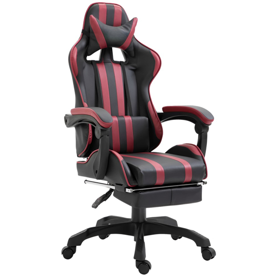 Imagen de Silla Gamer Esport Reclinable Con Almohadones y Posa pie