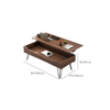 Imagen de Mesa Ratona Auxiliar con Elevación 100cm 4 Patas