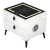 Imagen de Mesa de Luz Carga Inalámbrica, USB, Luz LED, Parlante