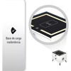 Imagen de Mesa de Luz Carga Inalámbrica, USB, Luz LED, Parlante