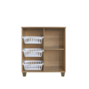 Imagen de Organizador De Cocina Miel Y Blanco 75x68x38cm