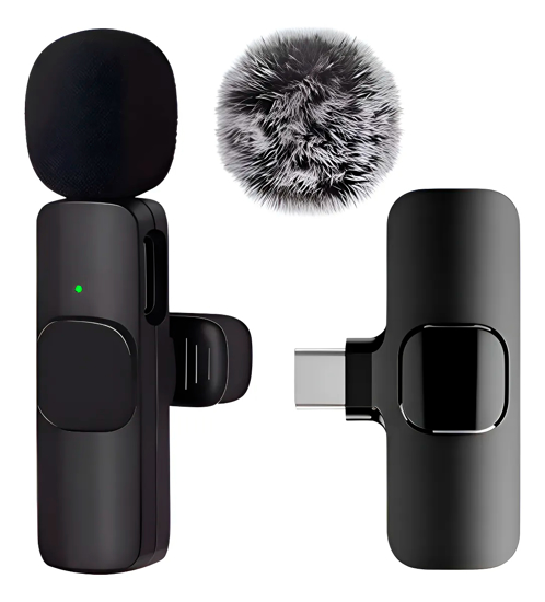 Imagen de Micrófono Solapero Inalámbrico Var0018 Conector Tipo-C