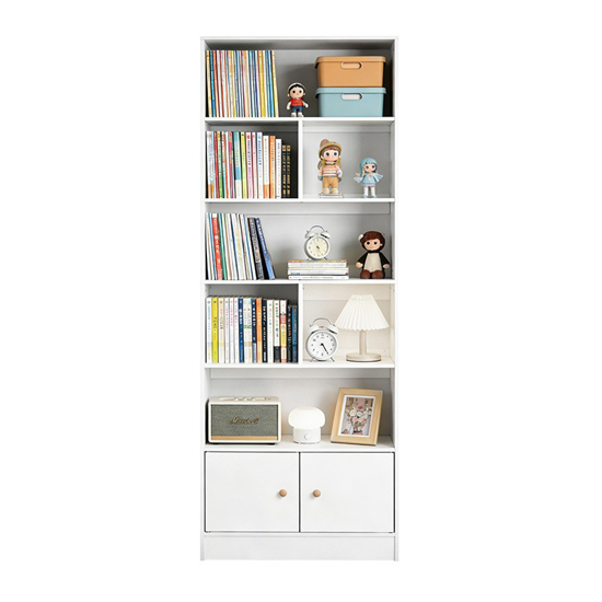 Imagen de Estantería 7 Estantes 2 Puertas 178x60x24 cm