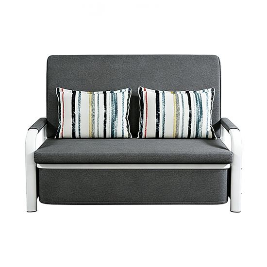 Imagen de Sofá Cama Plegable Metal Gris