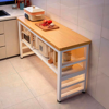 Imagen de Mesa Isla De Cocina 2 Niveles MDF y Hierro