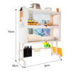 Imagen de Escurridor sobre Pileta con Tapa 2 Niveles 75cm Blanco
