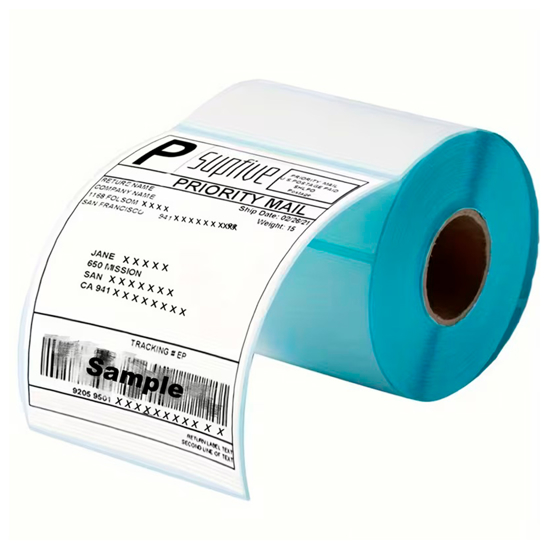 Imagen de Rollo etiquetas térmicas adhesivas 10x8cm 500uni