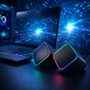 Imagen de Parlantes PC JNS-67 USB + Jack 3.5 mm RGB 6W