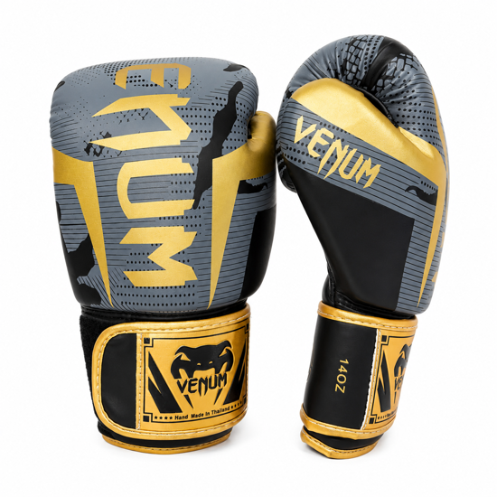 Imagen de Guantes de Boxeo Negros Venum 14oz Diseño
