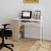 Imagen de Escritorio Moderno MDF Metal Con Estantes, Bliblioteca 100cm Mövi