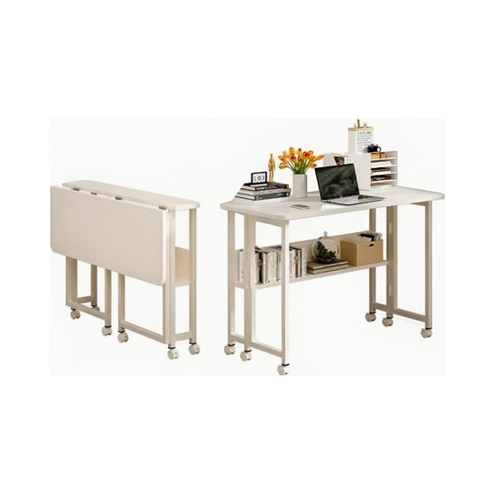 Imagen de Escritorio Compacto Plegable con Ruedas 80cm Mövi