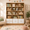 Imagen de Estantería Biblioteca Cajones Puertas 120x178cm MDF Mövi