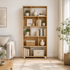Imagen de Repisa color Natural Biblioteca 5 Niveles 90 cm Mövi