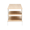 Imagen de Rack TV Hierro y Madera 120cm Estantes Gabinete Mövi
