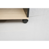 Imagen de Mesa Ratona 90cm Natural y Negro con Ruedas Mövi