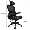 Imagen de Silla De Oficina Ergonómica Con Apoyacabezas Mövi